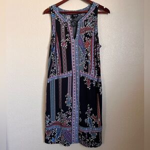 Nicole Miller Geometric Mini Dress